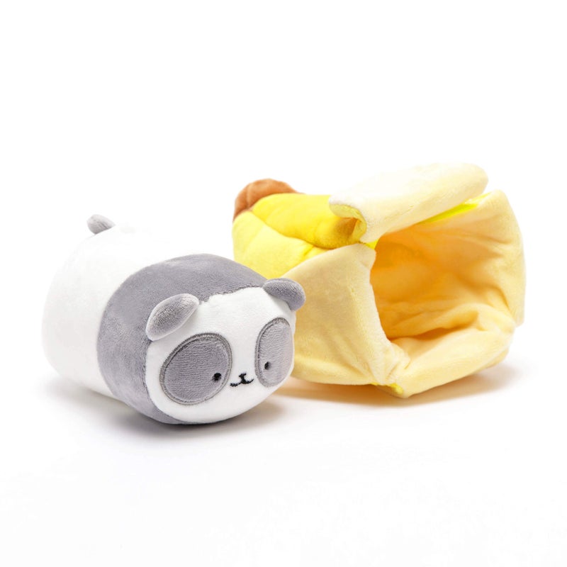 AniRollz Plush Doll Pandaroll with Banana Blanket Cool Plush Toy - Image 4